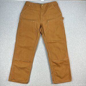 Carhartt Double-Front Utility Work Pant Mens 40x32 Loose Fit Duck Canvas B01 NEW
